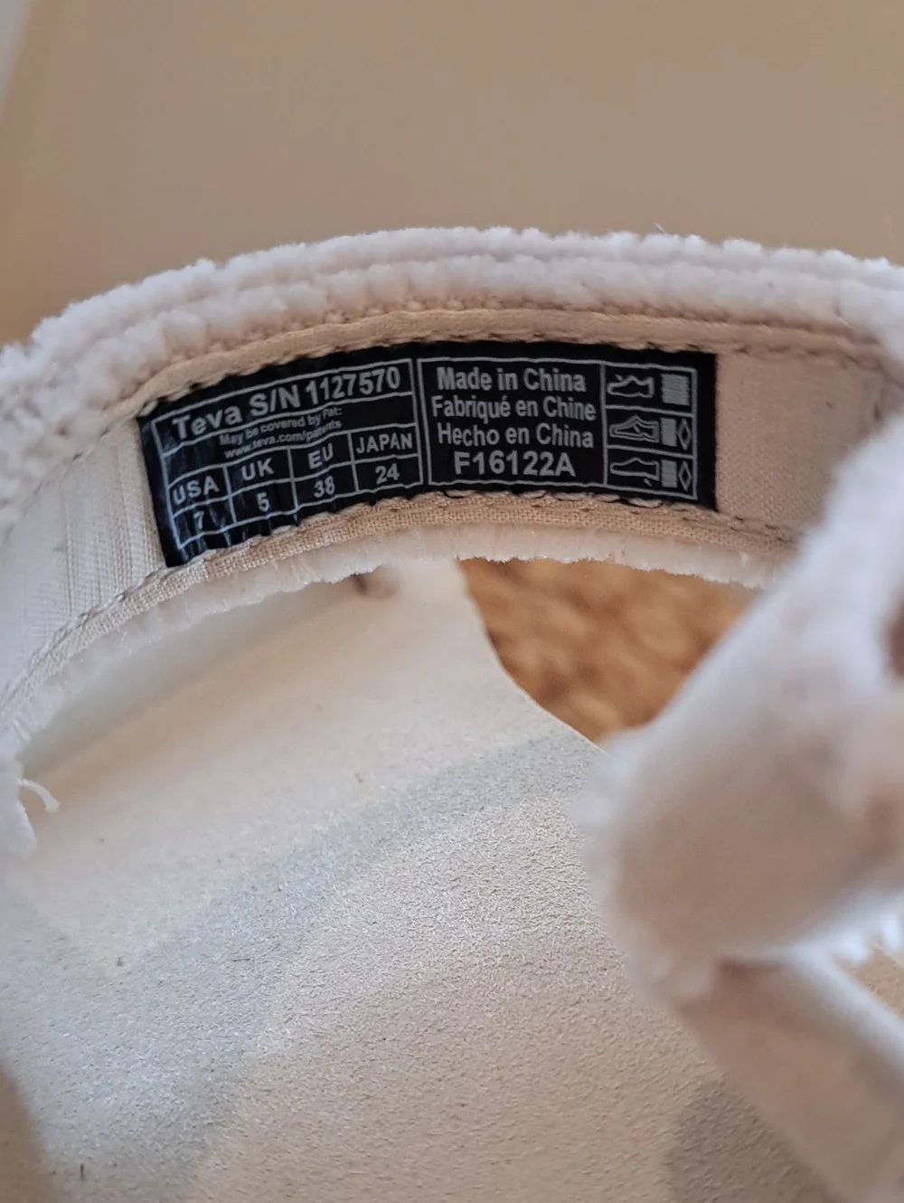 Teva Womens Midform Universal Birch Ivory Athleisure Platform Sandals 7